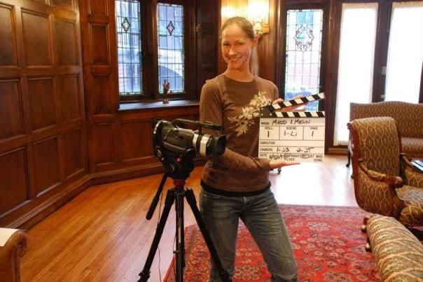 Witness recording session with broadcast camera